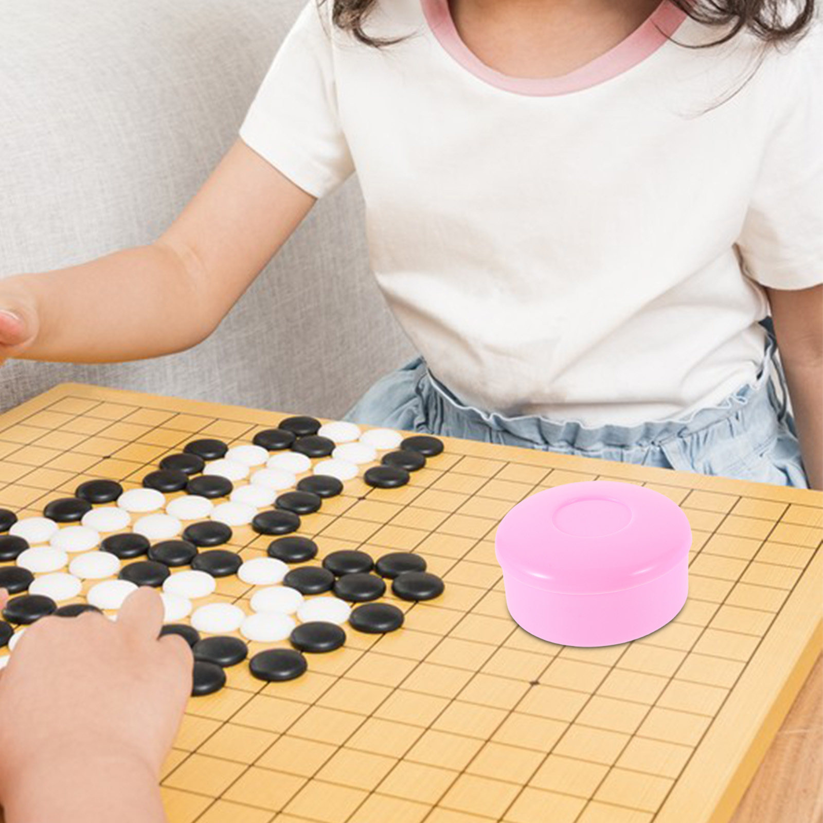 Home Security Game - 6 Paar Go-Schach-Aufbewahrungsboxen aus Kunststoff, tragbarer