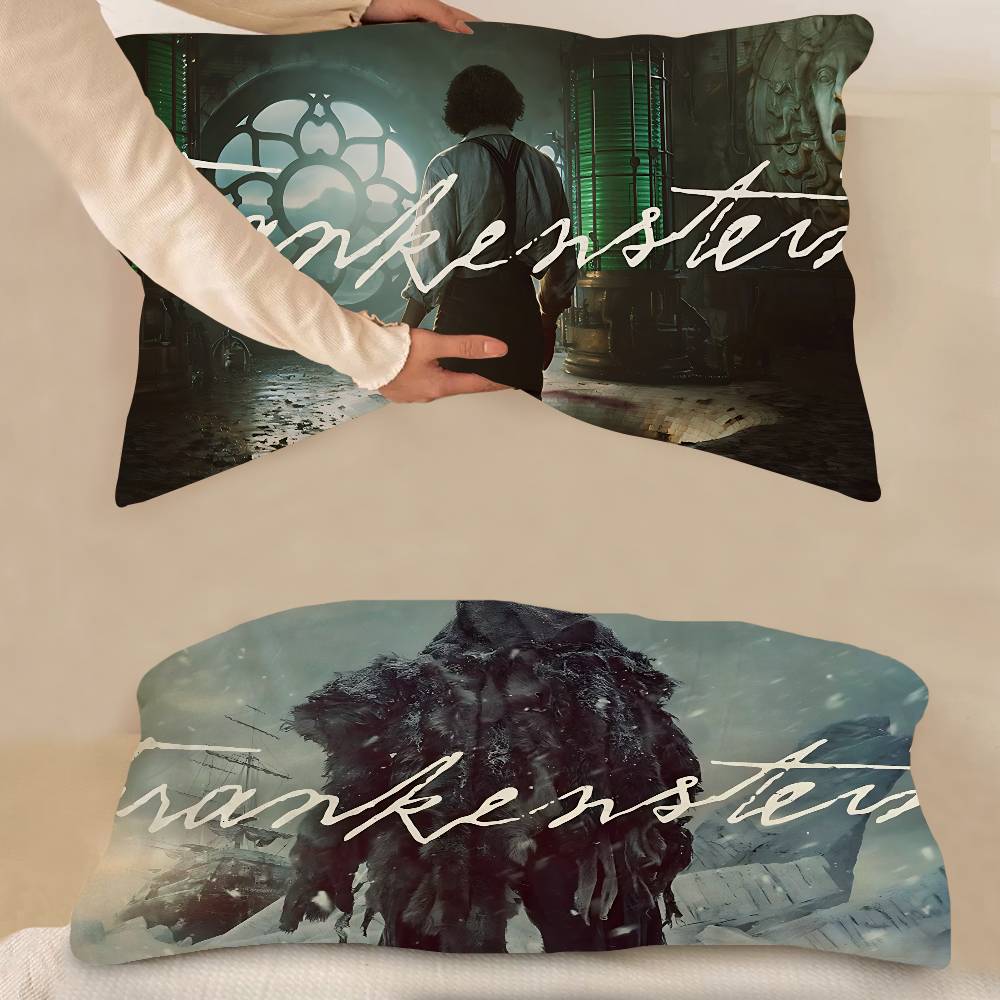 Home Security Movie - Klassischer 2025 Film F-Frankenstein Schnelltrocknender Polyester-Kissenbezug,