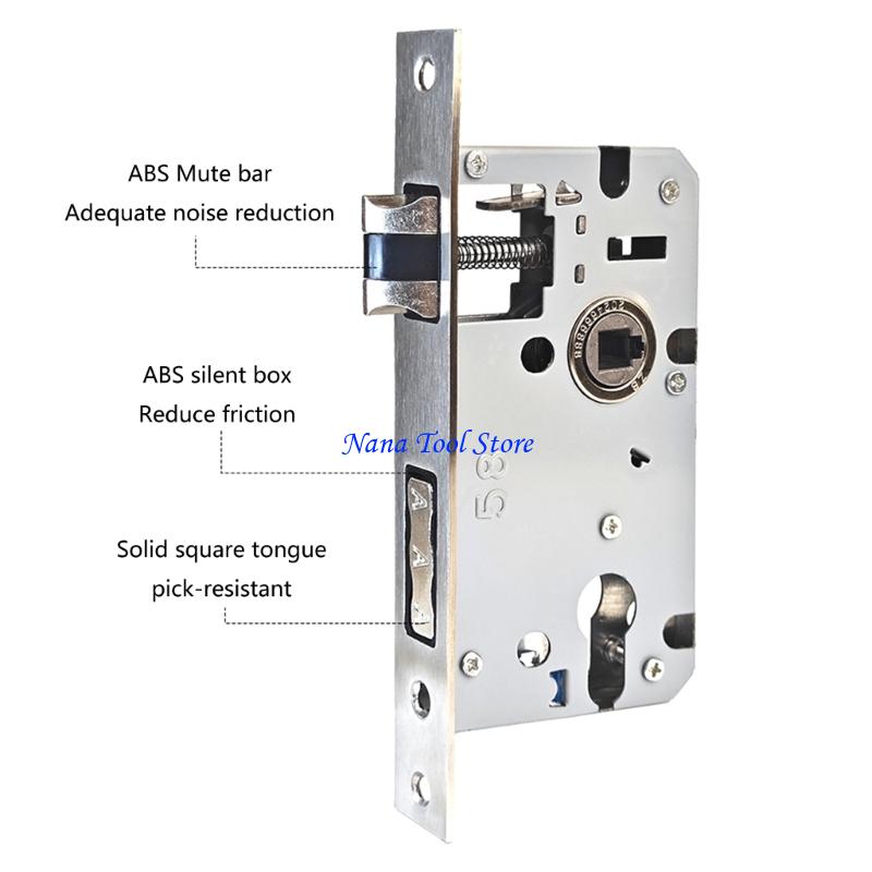 Home Security Doors - 31GJ Upgrades Türgriff-Schloss-Set aus Zinklegierung, Schlüssel-Eingangstürschloss,