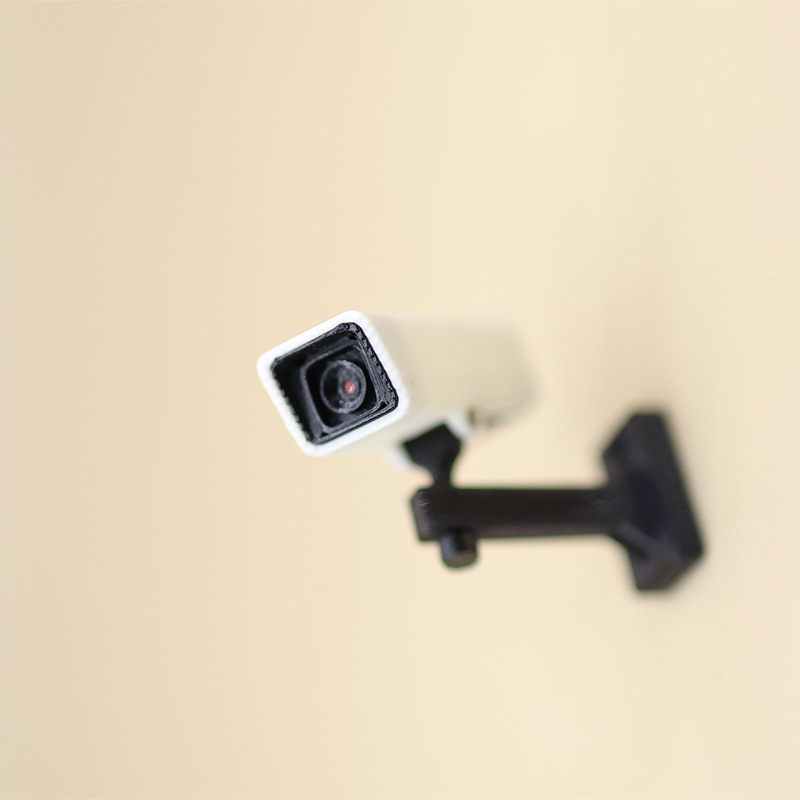 Home Security Camera - Bestseller 1/12 Maßstab Miniatur-Überwachungskamera für Puppenhaus-Dekoration,
