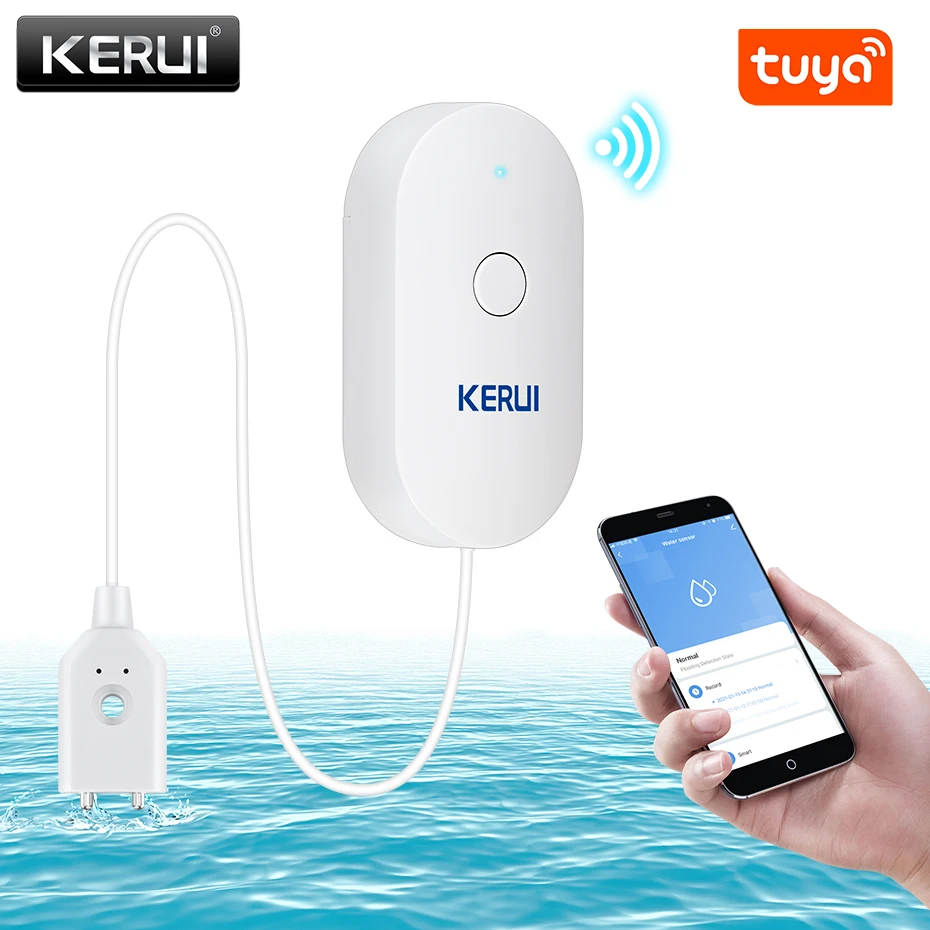 Home Security Monitor - KERUI WiFi Wasser Sensor Smart Home