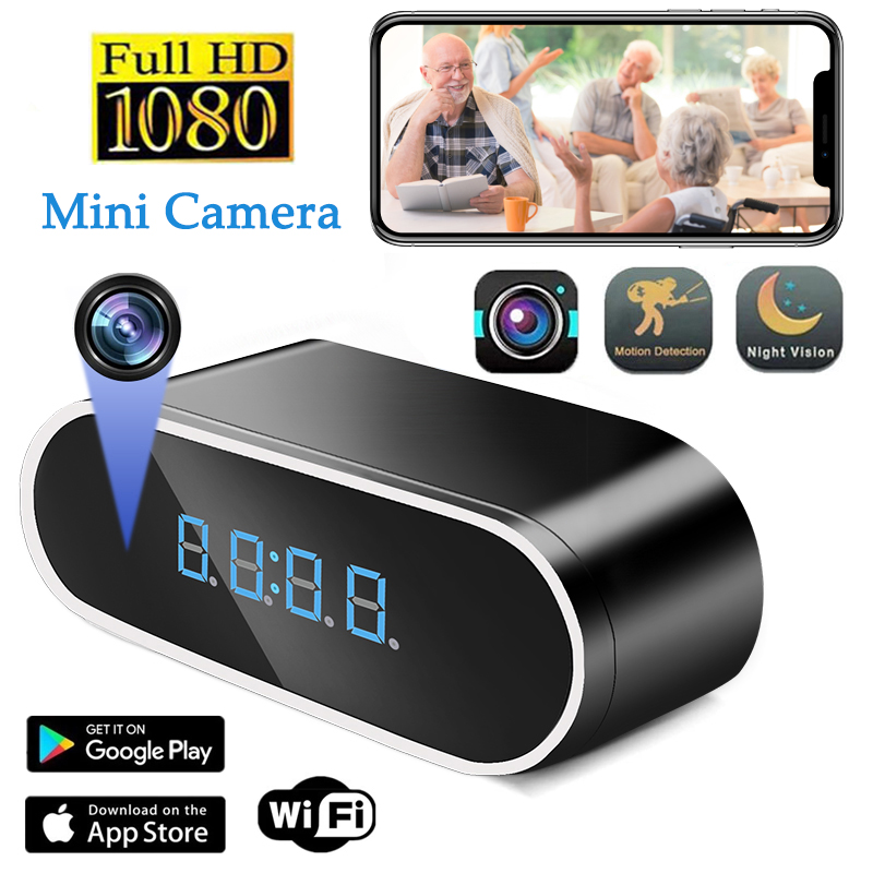Home Security Kamera - Full HD 1080P Wecker Mini Kamera
