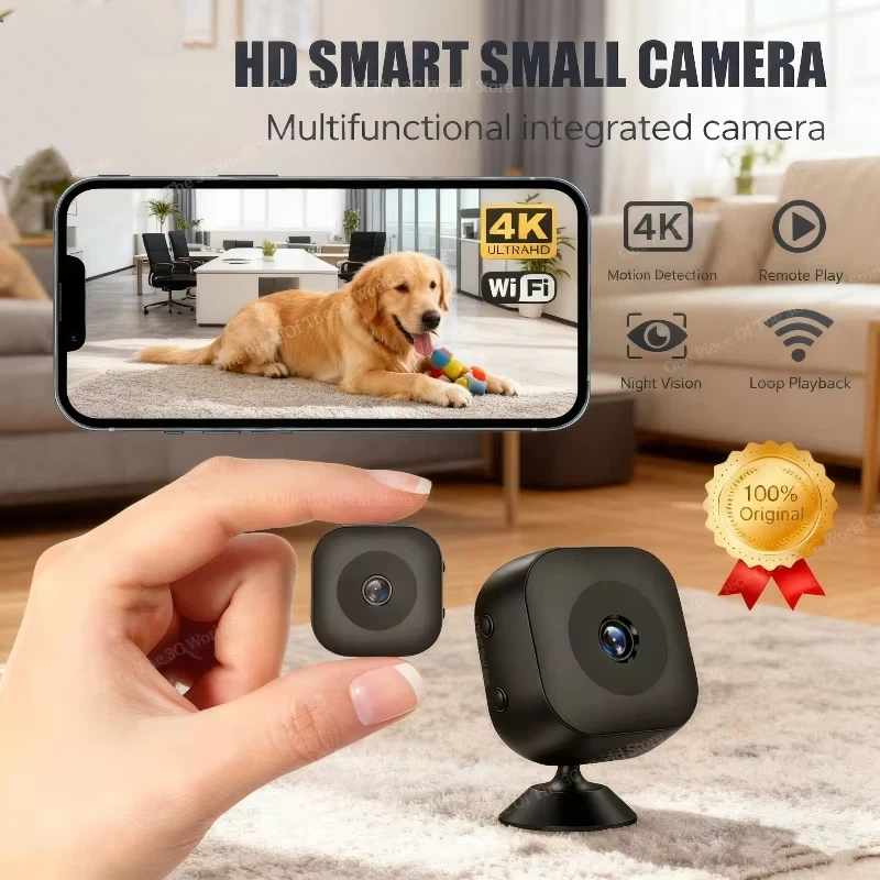 Home Security Premium - 4K HD Sicherheitskamera WLAN Kabellos Weitwinkel