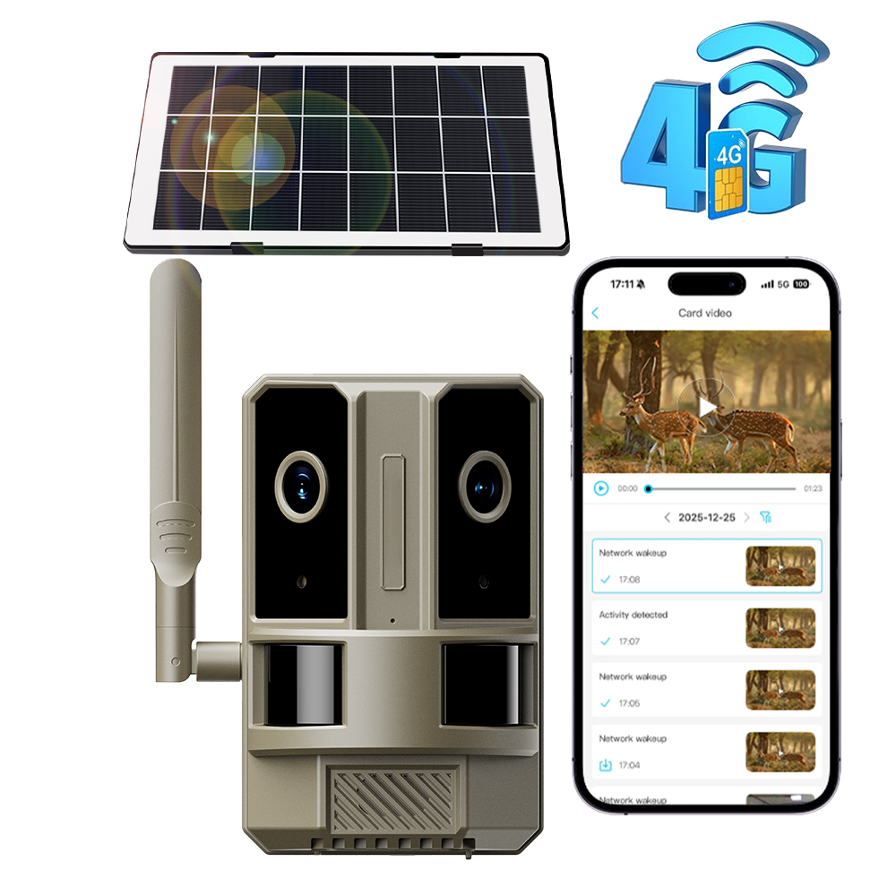 Home Security Game - EU 4G LTE Dual-Objektiv Dual-PIR 4MP