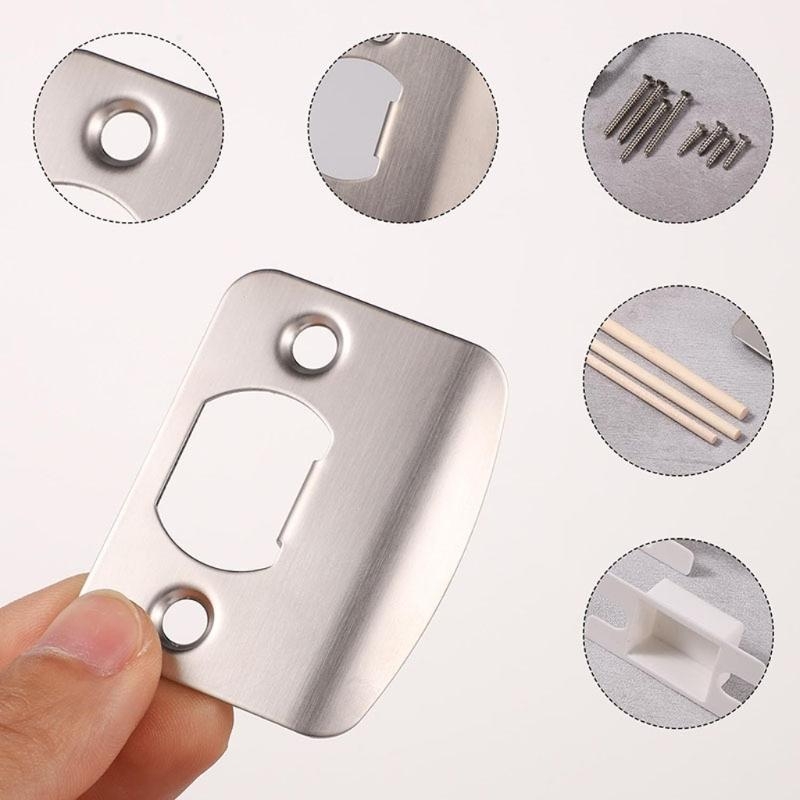 Home Security Doors - Türöffner-Plattenset, elegantes Türschloss-Verstärkungsset, einfache Installation