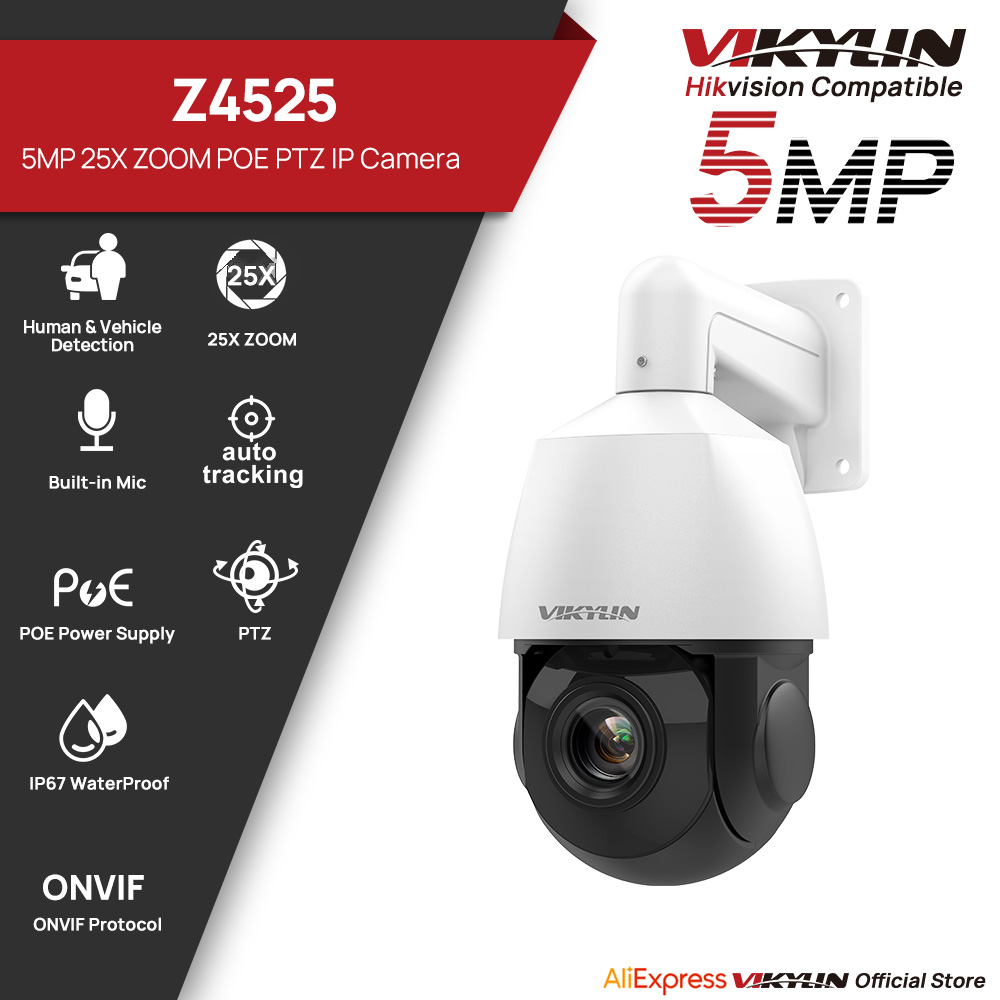 Home Security Service - Vikylin 5MP PTZ 25X Optischer Zoom