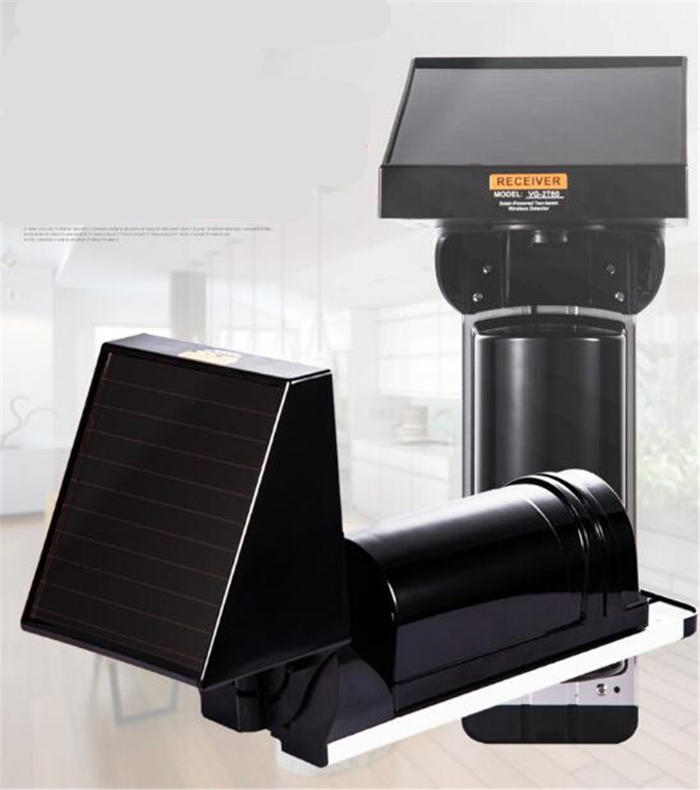 Home Security Alarm System - 433MHz Kabelloser Solar-Bewegungsmelder für den Außenbereich,