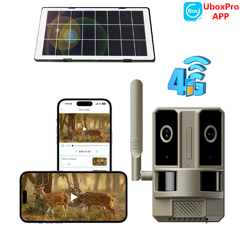 Home Security Game - US 4G LTE Dual-Objektiv Dual-PIR 4MP
