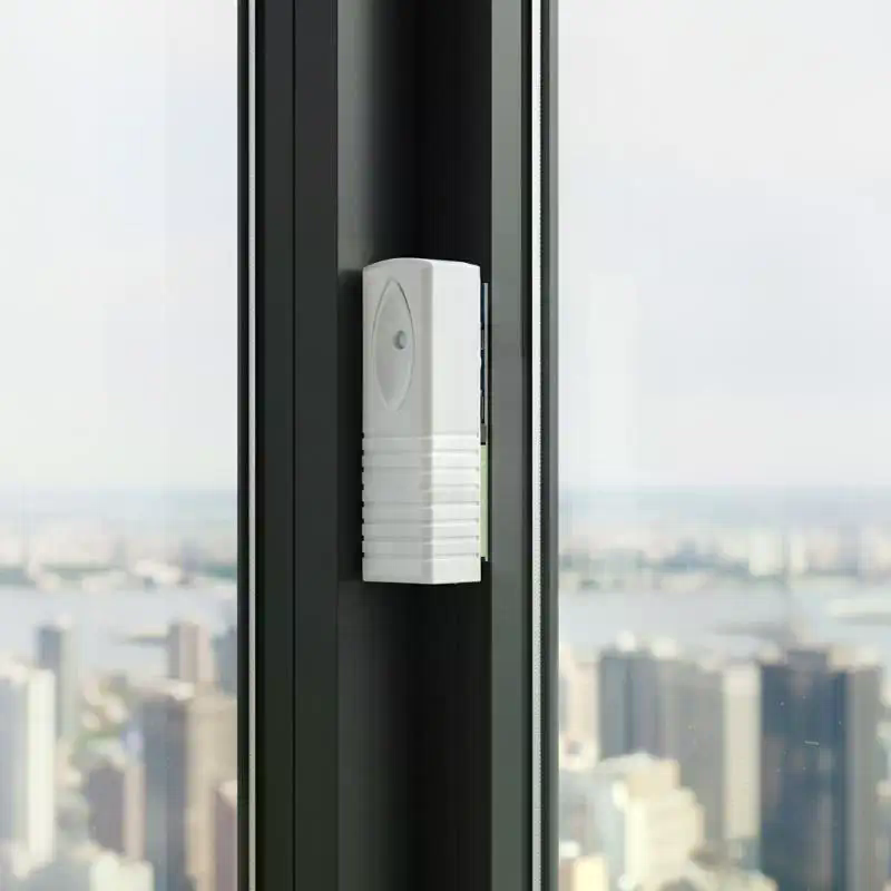 Home Security Alarm System - Kabelgebundener fotoelektrischer Vibrationsalarm-Sensor-Detektor, hohe Empfindlichkeit, schnelle