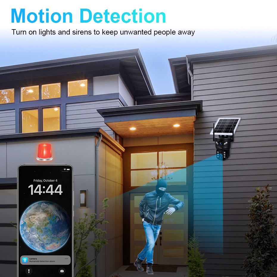 KERUI 6MP 4G SIM WLAN Solarkam – Home Security Kamera Bewertung und Preis