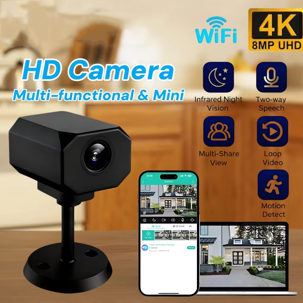 4K HD WiFi-Überwachungskamera  – Home Security Monitor Bewertung und Preis