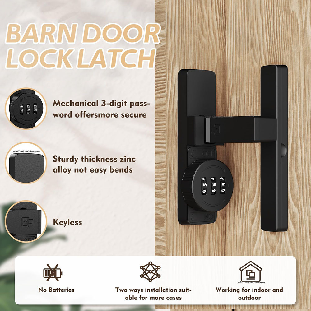 Sicherheit Scheunentürschloss  – Home Security Doors Bewertung und Preis