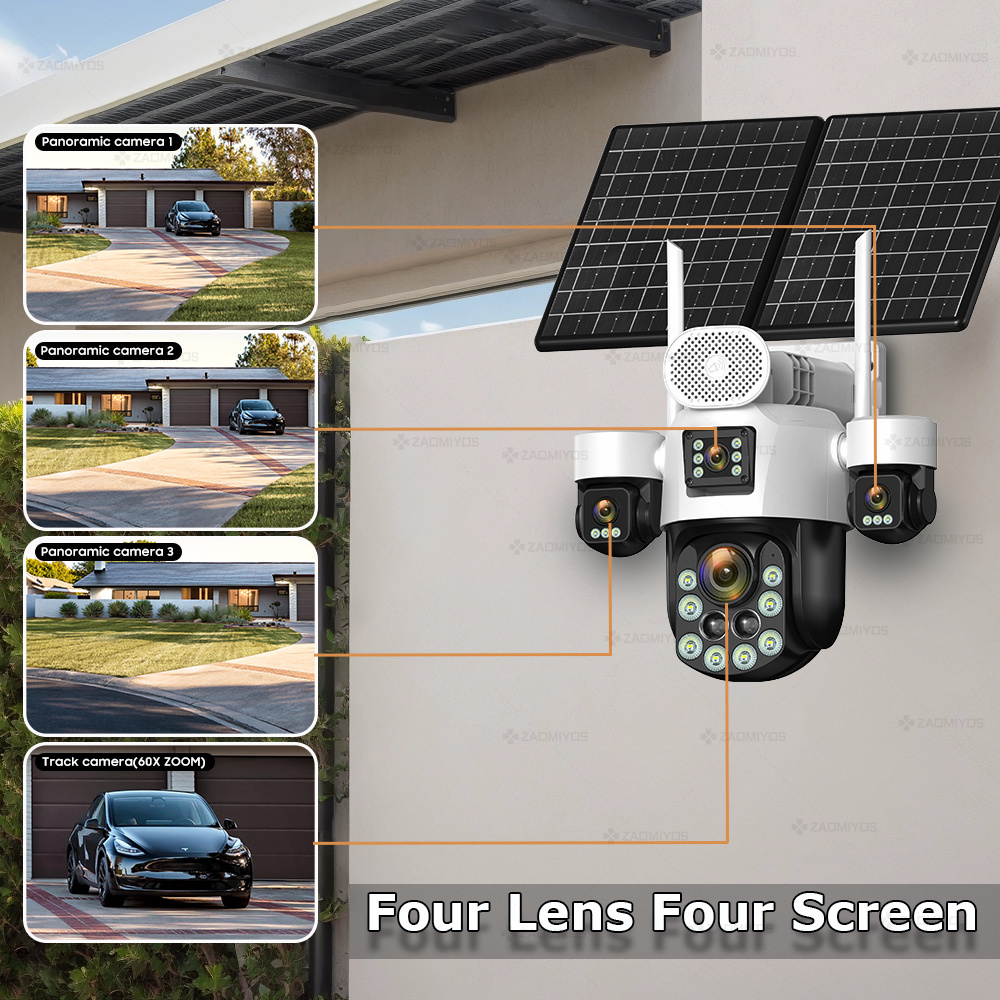 4-Linsen-Outdoor-360-Grad-Kame – Home Security Kamera Bewertung und Preis