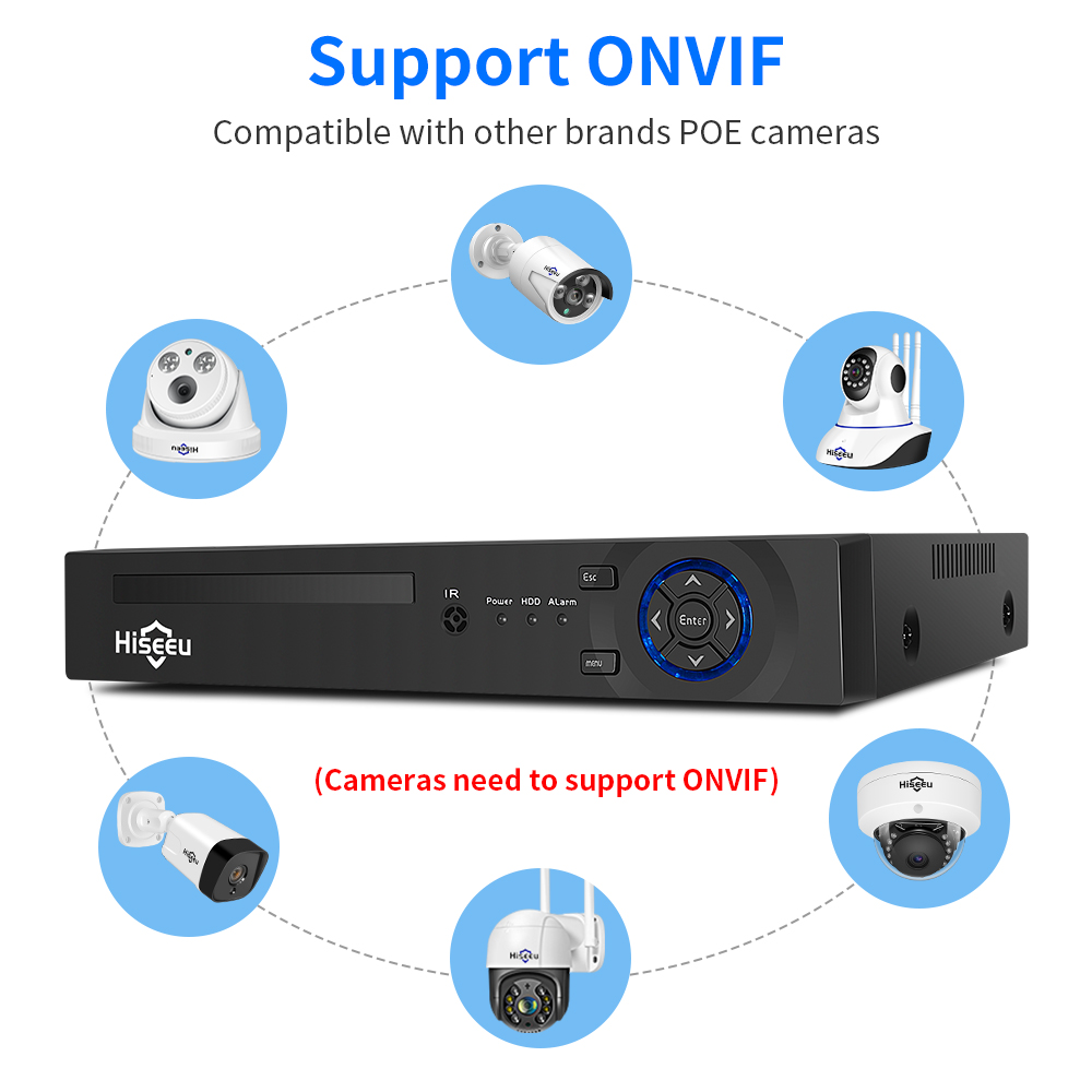 Hiseeu 4CH 10CH 16CH 4K 8MP 5M – Home Security Camera Bewertung und Preis