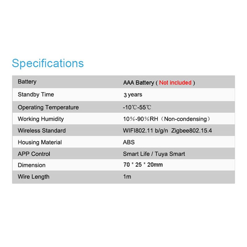 Y22A-Tuya Zigbee Wasserstandse – Home Security Alarm System Bewertung und Preis