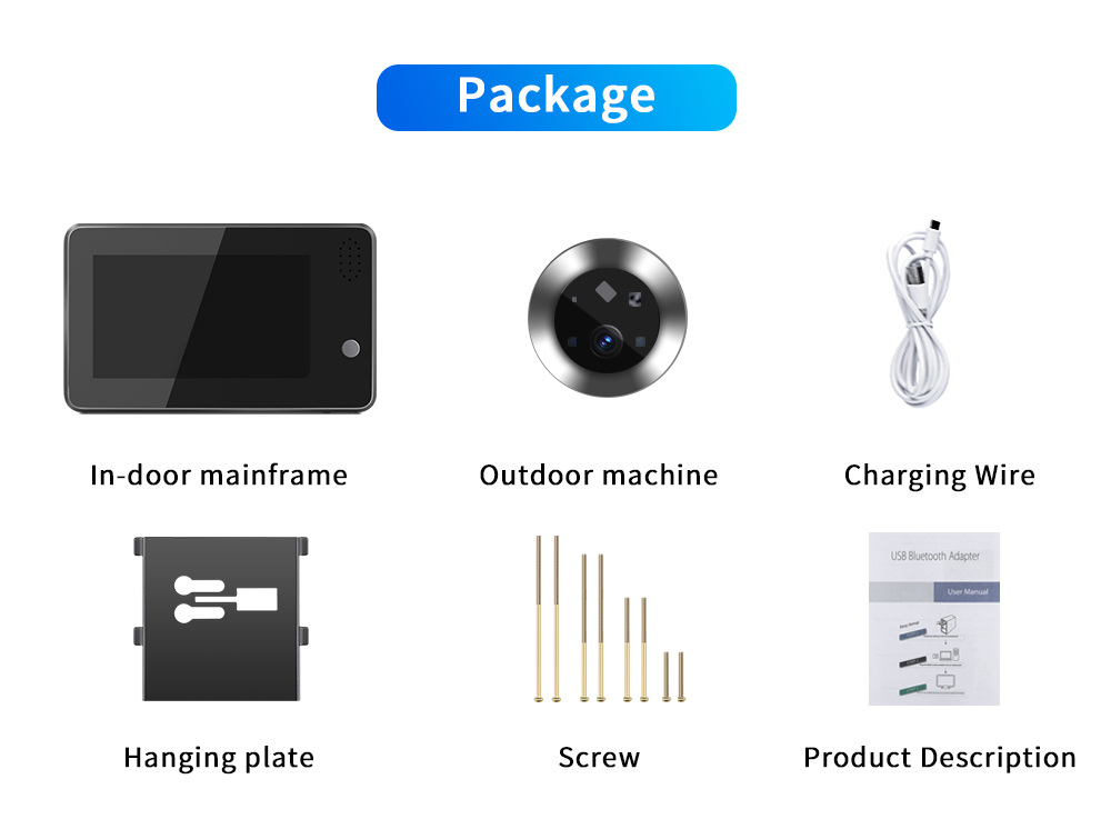 4,3-Zoll Tuya Smartlife WLAN-T – Home Security Video Cameras Bewertung und Preis