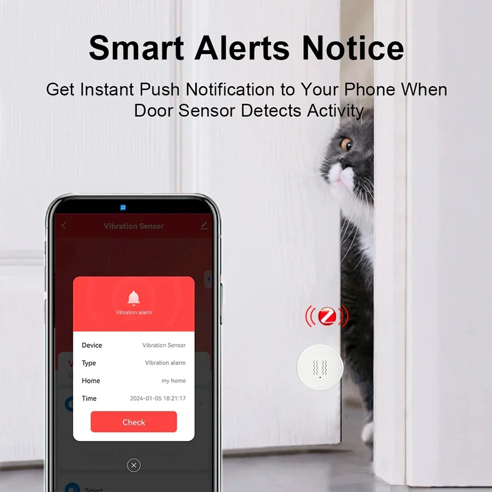 Tuya ZigBee Smart Vibrations-  – Home Security Alarm System Bewertung und Preis