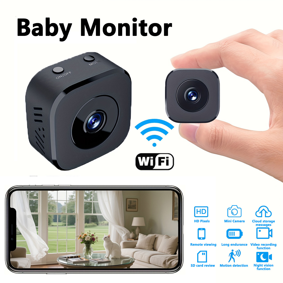 1080P HD Mini WiFi Kamera Indo – Home Security Monitor Bewertung und Preis