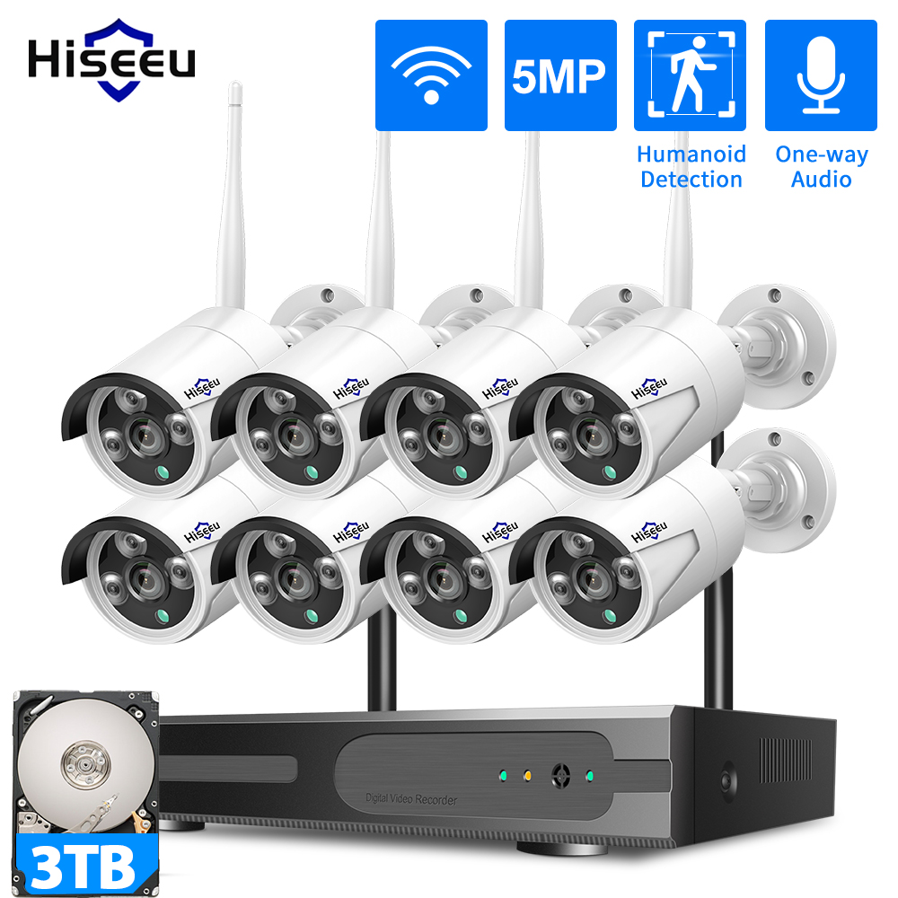 Hiseeu 3/5/8MP WLAN CCTV-Kamer – Home Security Camera System Bewertung und Preis