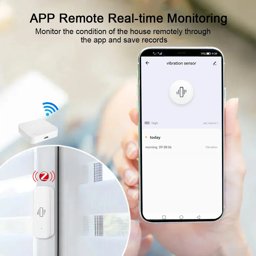 Tuya Wifi/ZigBee Smart Vibrati – Home Security Monitor Bewertung und Preis