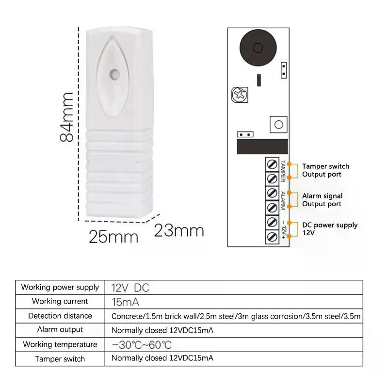Kabelgebundener fotoelektrisch – Home Security Alarm System Bewertung und Preis